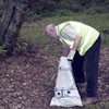 Gordon clearing litter